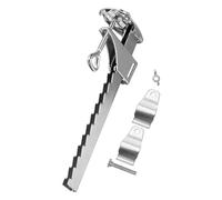 Support de parasol de terrasse - Fer galvanisé 32,8 x 9,2 cm Taille | robuste | Support de fixation réglable sans perçage pour parasol d'extérieur | Utilisation sur balcon, quai de terrasse
