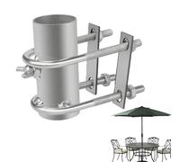 Support de parasol de terrasse - Support de parasol pour terrasse - Avec pince - Support réglable - Base pour piscine, barbecue, plage, balcon, pêche, pelouse, camping