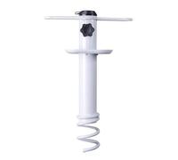 Support De Parasol - Marbueno Summer - Marbueno Pincho Parasol - Tube 22-32 Mm - Blanc - 37 Cm De Hauteur Multicolore