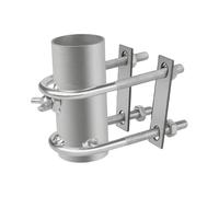 Support de parasol pour balustrade de balcon - Support de serrage portable - Support de fixation réglable - Support portable pour camping, barbecue, piscine, extérieur