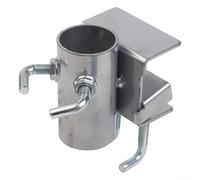 Support de parasol réglable pour chaise, support de serrage robuste avec crochet pour terrasse, balustrade, balcon, 3,9 cm, convient pour parasol d'extérieur