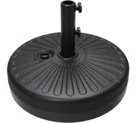 Support De Parasol Robuste Avec Base D'eau - 22 Kg - Noir