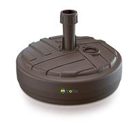 Support de parasol, support de parapluie, support de parasol Umbra, support rond en plastique pour parasol de jardin, terrasse, plage, remplissable avec du sable, de l'eau ou du gravier, mât de