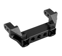 Support de pare-chocs arrière en alliage d’aluminium pour Traxxas -4 RC Crawler, support de pare-chocs arrière CNC usiné pour RC avec finition anodisée, durable et facile à (F8237BL noir)