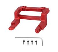 Support de pare-chocs avant en aluminium pour voiture RC, pour SCX24, échelle 1/24, remplacement de mise à niveau de véhicule RC (Rouge)