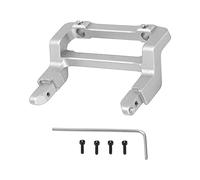 Support de pare-chocs avant en aluminium pour voiture RC, pour SCX24, échelle 1/24, remplacement de mise à niveau de véhicule RC (Argent)