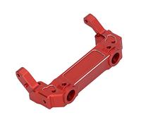Support de pare-chocs avant RC, Structure entièrement métallique, support de pare-chocs RC de haute dureté pour véhicule SCX6 1/6 RC (Rouge)