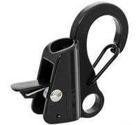 Support de pare-chocs de bateau - Acier inoxydable 316 réglable - Pour clips de ligne Fender - Pour amarrage de yacht - Crochet coulissant à dégagement rapide - Pour cordes de 0,95 cm à 1,5 cm - Noir