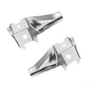 Support de pare-chocs pour Mercedes W201 190, paire en métal argenté, remplacement direct pour droite et gauche