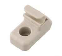 Support de pare-soleil 735411088 compatible avec Fiat Grande Punto, support de clip de visière solaire en ABS en beige, remplacement robuste pour l'intérieur, résistant à l'usure et indéformable