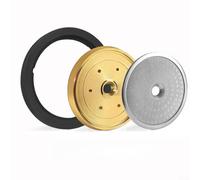 Support de paroi de douche en acier inoxydable Sanremo pour machines à expresso Astoria, distributeur d'eau avec joint d'étanchéité pour anneau et maillage