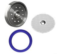 Support de paroi de douche intérieur en acier inoxydable pour machine à expresso avec joint en silicone pour améliorer la pression et l'extraction des saveurs