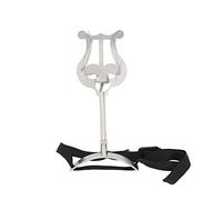 Support de partition de baryton argenté attaché au support Lyre Instruments de musique soprano Lyre pupitre partition clip baryton euphonium et dossier trombone