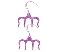 Support de partition en tôle Clip de livre de haute qualité élastique durable pour les musiciens amateurs de livres cadeau rose bleu vert violet 2 pièces 7,2x4,1 pouces (Violette)