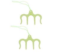 Support de partition en tôle Clip de livre de haute qualité élastique durable pour les musiciens amateurs de livres cadeau rose bleu vert violet 2 pièces 7,2x4,1 pouces (Verte)