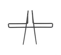 Support de partitions en métal pour guitare, violon, violon, violoncelle, support de page en acier inoxydable avec prise en main sûre, support de partitions durable (noir)