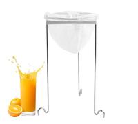 Support de passoire à gelée en acier inoxydable, support de passoire à gelée avec | Outil de filtration avec maille en nylon pour filtrer, vinaigre, bouillon et yaourt