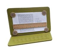 Support de patron de tricot - Support magnétique pour patrons de tricot - Facile à fixer - Avec règle magnétique - Support magnétique pour crochet et tricot