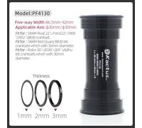 Support De Pédalier De Vélo Avec Mouvement Central,Axe De 30mm,Roulement En Céramique,Pièces De Bicyclette Pf30/Pf4130/Bb30/Bsa30/T47 Pour Vtt De Route - Type Pf4130 Black