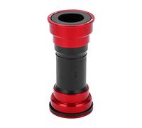 Support de pédalier de vélo en alliage d'aluminium, roulement scellé de haute précision, axe de pédalier de vélo léger et durable pour vélos de route de montagne et vélos pliants (Rouge)