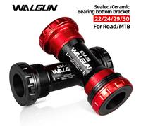 Support de pédalier de vélo fileté BSA en céramique BB BSA24 BSA30 BSA29 anglais pour vélos de route vtt 24mm 30mm 29mm manivelle de vélo à coque BSA DUB-Black