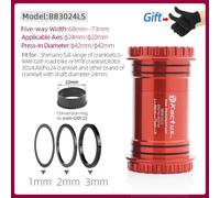 Support De Pédalier En Céramique Pour Shimano/Sram Gxp/Sram-Dub,Roulement En Céramique Bb30/24/Bb30dub Sur Arbre De Verrouillage,Adapté À 42mm - Type Bb30-24ls Red