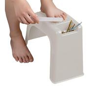 Support de pédicure - Pieds debout, tabouret, massage manucure, repose-pieds antidérapant de 38,1 cm, chaise de douche pour soins des pieds, siège de massage pratique pour le salon , F