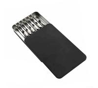 Support de peinture avec 12 clips flexibles et boîte de rangement, support pliable pour aérographe, troisième main, métal magnétique