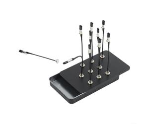 Support de peinture avec base magnétique, 10 pièces flexibles pour pinces crocodiles pour aérographe, support de passe-temps pliable pour figurines miniatures, kit d'outils à souder en métal avec