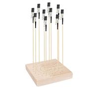 Support de peinture en bois pour petites figurines et œuvres artistiques facile à construire avec pinces réglables