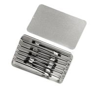 Support de peinture miniature - Lot de 12 pinces métalliques, pointes en caoutchouc | Support de pince crocodile réglable, outil de pulvérisation en fer et base de bricolage sûre pour atelier, loisirs