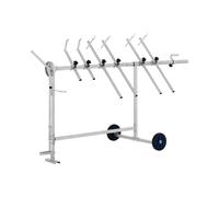 Support de peinture pour pièces de carrosserie - 6 bras - 360° - 90 kg | MSW