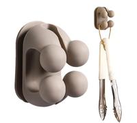 Support de pelle à riz, support de pince de pelle à riz | Cuillère à riz en silicone | L'outil de cuisine adhésif résiste aux taches d'huile pour frire spatule, colanders