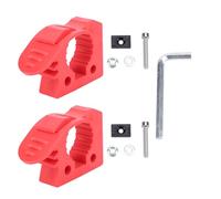 Support de pelle de toit, support de pince à dégagement rapide Durable pour véhicules d'extérieur (Rouge 2 pièces)