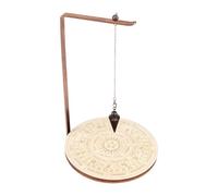 Support De Pendule - Étagère De Support De Pendule, Support De Pierre De Roche De Sorcière En Bois | Présentoir À Pendule En Bois, Support À Pendule Avec Plateau, Support En Rotatif Wiccan En