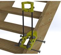 Support de perçage pour construction d'escaliers Famag inclinable, y compris Stabilis.
