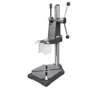 Support de perçage wolfcraft PRO - La solution robuste pour un perçage contrôlé et à profondeur limitée - idéal pour les travaux en série - Portée de 130 mm et course de 80 mm - 5029000