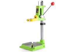 Support de perceuse avec poignée, outil de serrage d'établi, rotation à 360°, plage de serrage 38-44 mm, course de travail de 60 mm, tuyau en acier 25 x 400 mm, pour travail du bois et du métal