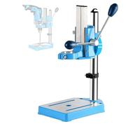 Support de perceuse d'établi - Support de perceuse électrique de haute précision avec fonction rotative à 90 °, course de 80 mm, plage de serrage de 38 à 50 mm, hauteur 40 cm pour utilisation en usine