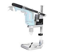 Support de perceuse Flylin réglable, mobile, avec diamètre de collier 43 mm/38 mm, table de perceuse à main, presse d'établi, support de perceuse, établi pour perçage précis