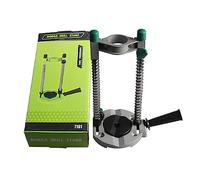Support de perceuse - Guide de perçage - Support d'angle réglable - Poignée amovible - Outil de travail du bois - Poignée amovible - Gabarit pour trous droits - Portable - Mobile