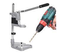 Support de perceuse portable - Support de perceuse électrique à haute vitesse, pince à angle droit à une poignée, vis d'établi, pince à souder fixe à angle droit, support de coupe