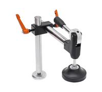 Support de perceuse pour scie de table - Presse excentrique - Pince manuelle de précision coulissante - Scie à panneaux de table pour charpentiers et débutants
