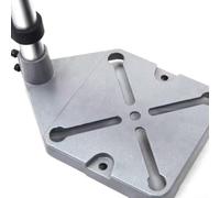 Support de perceuse réglable à base d'aluminium pour un contrôle précis de l'angle et de la profondeur lors des opérations de perçage manuelles