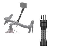 Support de perche à selfie en fibre de carbone compatible avec Action/Ace Pro 2/Hero Perche à selfie en fibre de carbone pour équitation, tir, vélo vidéo Volgs (triple carte, court)