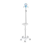 Support de perche IV léger avec plateau et roues pour une mobilité facile en perfusion médicale