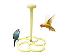 Support de perchoir pour oiseaux, accessoires de cage rotative, jouet d'entraînement pour oiseaux, moulin à vent, perche Conure | pour la maison intérieure calopsitte perruche canari Pigeon Loverbird
