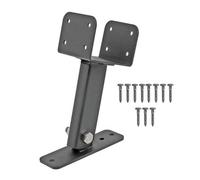 Support de pergola réglable en Acier Inoxydable pour Toit de Gazebo, Support de Poutre de Toit réglable pour auvent de Gazebo, métal Robuste et Durable avec revêtement en Poudre