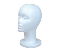 Support de perruque en mousse - Tête de perruque pour projets de coiffure et d'artisanat | Support de mannequin pour chapeaux, postiches, couvre-visage, cosplay, séchage de voyage, salon de voyage