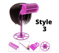 Support De Perruque En Plastique,Rose,Pliable,Portable,Pour Plusieurs Perruques,Expédition Plus Rapide,5 Pièces - Type 5pack 3